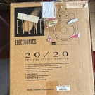 New Event 20/20 Bas Biamplified Monitor System (1 Speaker) (2 Available). Fixed Price $300.00.