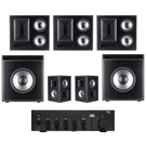 Klipsch THX-6000 7-PC Surround Sound Home Theater System Black #1068689. Fixed Price $14783.99.