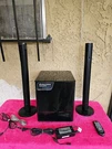 Samsung Home Theater 2.1 Ch HW-E550 Soundbar Speakers With Wireless Subwoofer. Fixed Price $249.99.