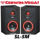 Cerwin Vega SL-5M Bookshelf Speakers Pair 5.25" 2-WAY 125W Home Theater Set. Fixed Price $189.99.