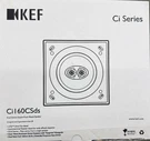 Kef CI160CSDS, 6.5" In-ceiling Dual Voice Square Speaker, 80W (each). Fixed Price $399.00.