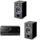Focal Bundle: Vestia NO1 Black Bookshelf Speakers (2X) With RX-A6A 9.2 Receiver. Fixed Price $3059.99.