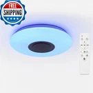 Horevo Upgrade 15 Inch Dimmable Led Music Ceiling Light Bluetooth Speaker 24W. Fixed Price $99.73.