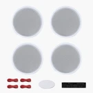 Uimoso Bluetooth Speakers 6.5" In-wall&ceiling 4-PACK 2-WAY Audio System. Fixed Price $112.99.