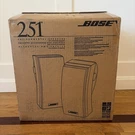 Brand New Pair Bose 251 #024644 Outdoor Environmental Speakers White Open Box. Fixed Price $1199.99.