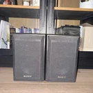 Sony SS-B1000 Black Bookshelf Speakers & Wire. Fixed Price $60.00.