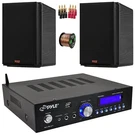 Pyle 200W Bluetooth Fm Stereo Receiver, 2X 5.25 Theater Speakers, Banana Plugs. Fixed Price $237.99.