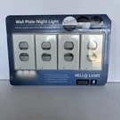 4 Pack Wall Plate Night Led Lights Hello Built In. Fixed Price $42.99.