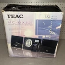 Teac MC-DX32I Ultra Thin Hi-fi System Sound Audio Black Ipod New Open Box. Fixed Price $99.87.