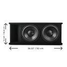 DS18 ZR212LD Bass Package ZR12.4D 12" Subwoofers In Ported Box 3200 Watts. Fixed Price $599.95.