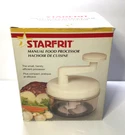 Starfrit: Manual Food Processor - Compact. Fixed Price $25.00.