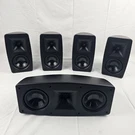 Klipsch Quintet V 5 Speakers Satellites Bookshelf Surround Home Theater Tested. Fixed Price $125.00.