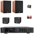 Pyle 5.1-CH Bluetooth Receiver, 2X 5.25'' Bookshelf Speakers, 4''. Fixed Price $299.49.