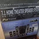 Purtone Theater Speaker System New. Fixed Price $350.00.