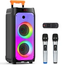Large Party Speaker Karaoke With Microphone/remote Control Powerful Stereo Sub. Fixed Price $199.99.
