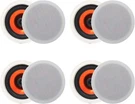 Herdio 4 Pack 6.5" Ceiling Speakers 600W Passive Wired Flush Mount Indoor. Fixed Price $110.22.