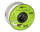 100 Ft. 18AWG Low Voltage Led Cable 2 Conductor White Sleeve In-wall Speaker Wir. Fixed Price $62.65.