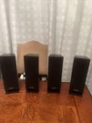 Sony SS-TSB101 Home Cinema Theatre Surround Sound 4 Speaker System With Wires. Fixed Price $34.99.
