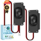 Cqrobot Miniature Loudspeaker Watt 4 Ohm Passive Enclosed 70MM*31MM, Black. Fixed Price $17.98.