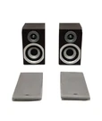 Jvc SP-UXG50 Bookshelf Speaker Pair Silver 4-3/4" Woofers With 1-5/8" Tweeters. Fixed Price $84.00.