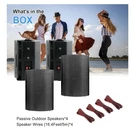 Herdio Outside Patio Speakers HOS-401 Wired 200 Watt Passive Power New. Fixed Price $89.99.