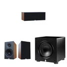 Elac Debut 3.0 Walnut Inch Book Shelves With Center Channel And E.... Fixed Price $1303.18.