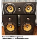 B&w Bowers Wilkins DM602 S3 Black Ash 2-WAY Speakers With Lcr S60. Fixed Price $650.00.