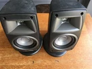 Klipsch Quintet Iii Satellite Speakers Pair Black QUIN3BK No Grills Tested. Fixed Price $24.99.