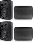 Herdio 4 Pack 6.5" 800W Outdoor Bluetooth Speakers Waterproof Wall Mount. Fixed Price $222.99.