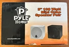 Pyle 3" 100W Mini Cube Satellite Speakers For Home Entertainment Set Up Black. Fixed Price $48.71.