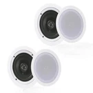 Pyle Audio PDIC1651RD 5.25 Inch Way 150W Home Ceiling Wall Speakers (4 Pairs). Fixed Price $158.99.