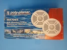 Poly-planar MA7065 6.5 2 Way Waterproof Marine Speakers 180WATT. Fixed Price $35.00.