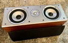 Polk Audio CS2 Center Channel Speaker Cherry/brown With Silver Toned Front. Fixed Price $74.99.