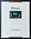 Mcintosh Laboratories 'a Tradition Of Excellence' Dealer BROCHURE-1990S Vintage. Fixed Price $18.95.