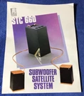 Acoustic Research 660 Subwoofer System Original Product Leaflet Ad M325X. Fixed Price $14.95.