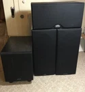 Polk Audio Home Theatre Sound System 3.1 Channel W/ CS400I Works Local Pickup Co. Fixed Price $500.00.