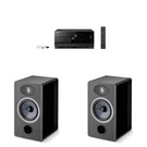 Focal Vestia NO1 Black Bookshelf Speakers, Pair, With RX-A8ABL 11.2-CHANNEL A.... Fixed Price $3569.99.