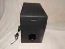 Sony SS-WCT60 Home Theater Speaker System Subwoofer Only Black Wired 8 Ohms. Fixed Price $24.99.
