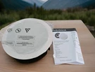 One Insignia In-ceiling Recess Round Speaker White 1/2 Home Theater NS-C6500A. Fixed Price $29.99.