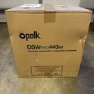 Polk Dsw Pro 440 Wi Powered Subwoofer, New. Fixed Price $389.00.