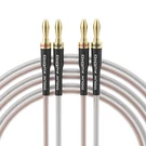 Pair Douk Audio Hifi 14AWG Ofc Speaker Wire Cable With Gold-plated Banana Plug. Fixed Price $32.99.