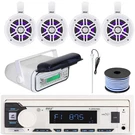 Pyle PLMRB29W2 Digital Receiver With Cover, 4X 4" 300W Rgb Led Tower Speakers. Fixed Price $340.49.