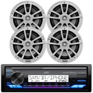 Jvc KD-X38MBS Marine Bluetooth Stereo Receiver, 4X Infinity 6.5" 225W Speakers. Fixed Price $204.49.