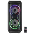 IQ-3404BT 6W Bluetooth Rechargeable Speaker, Dual 4" Woofers, Fm Radio, Mic. Fixed Price $40.99.