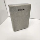 One Sony SS-MSP1 Single Surround Sound Replacement Speaker Silver. Fixed Price $9.91.