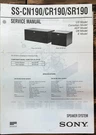 Sony SS-CN490 SS-CR490 SS-SR490 Service Manual *original*. Fixed Price $19.97.