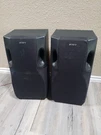 Vintage 1990S Sony Large Black Bookshelf Speakers D2700. Fixed Price $139.95.