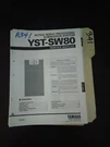 Yamaha YST-SW80 Service Manual Original Repair Book. Fixed Price $49.99.