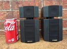 See Demovideo Pair Of Optimus SWS-502 Double Cube Speakers 8 Ohms 40 Watts. Fixed Price $34.95.