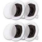 Acoustic Audio R191 Flush Mount Ceiling Speakers Home Theater 2 Pair Pack New. Fixed Price $55.50.